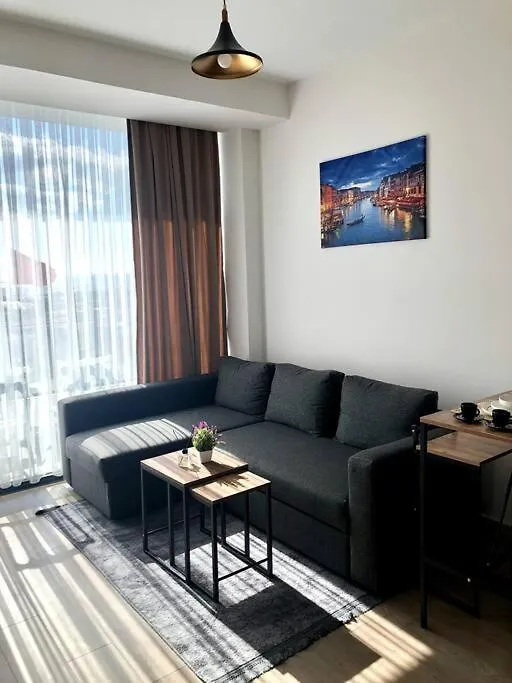 Secured Lux 2 + 1 Apartment - Gym, Sauna & Parking Istanbulská provincie