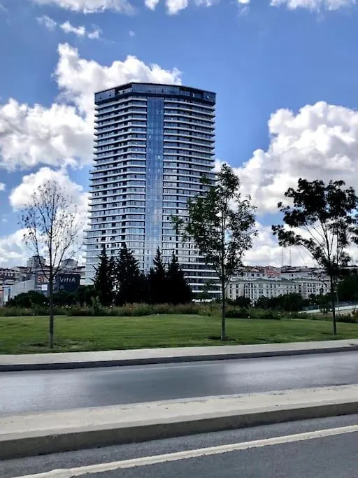 Secured Lux 2 + 1 Apartment - Gym, Sauna & Parking Istanbulská provincie